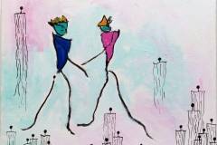 Dance Off,  25 x 30cm, joint work with G. Charriere, 2019